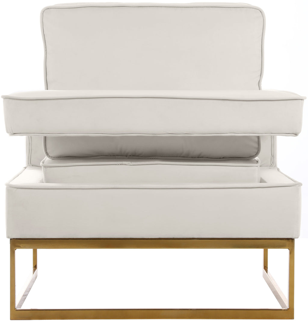Noah Velvet Upholstered Accent Chair