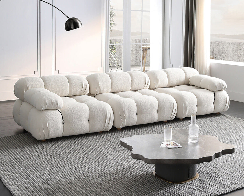 Mario Bellini Two-Seater Boucle Sofa