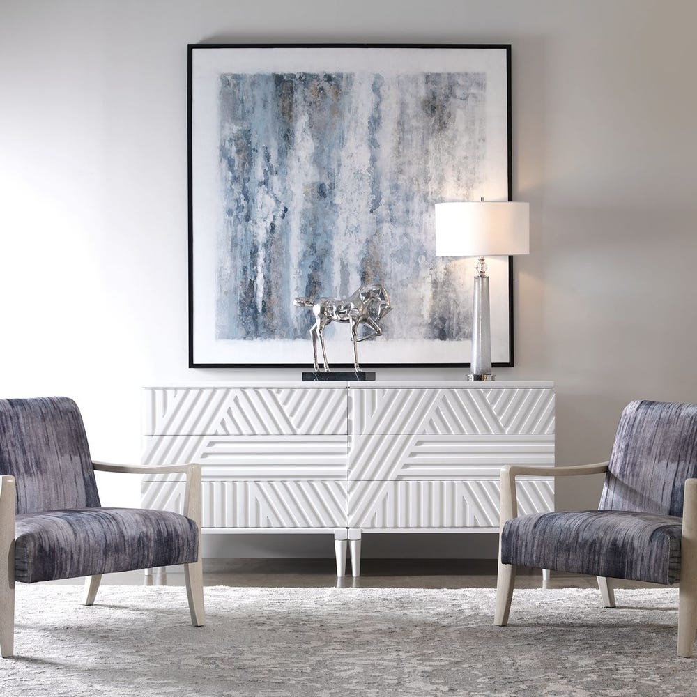 Watercolor Accent Chair