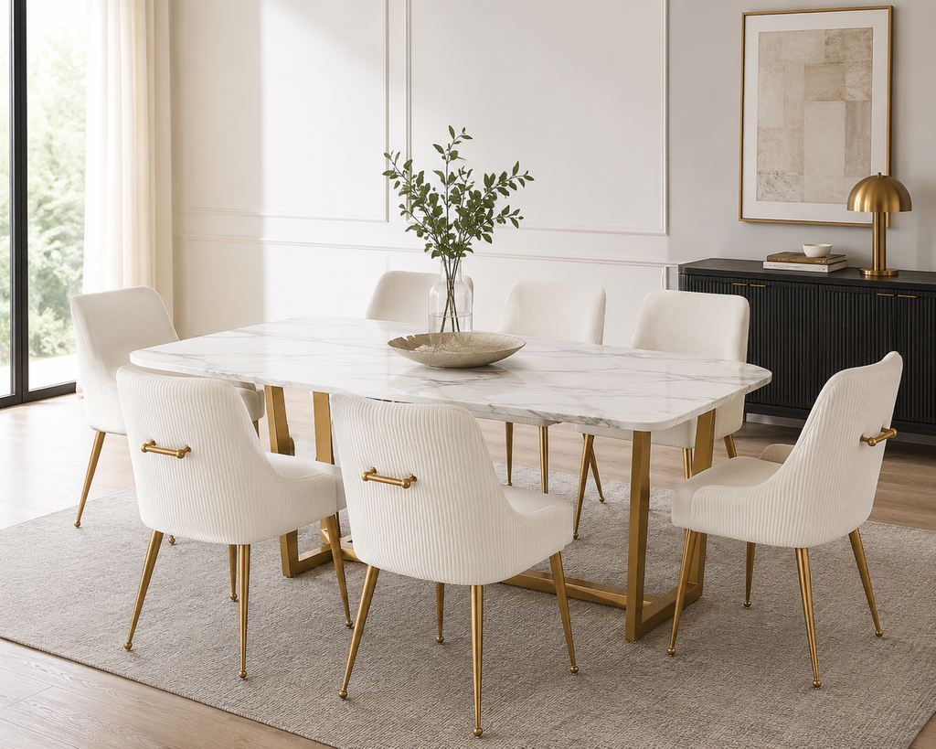 Heye Pleated Back Dining Chair