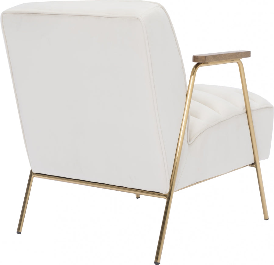 Woodford Velvet Upholstered Accent Chair