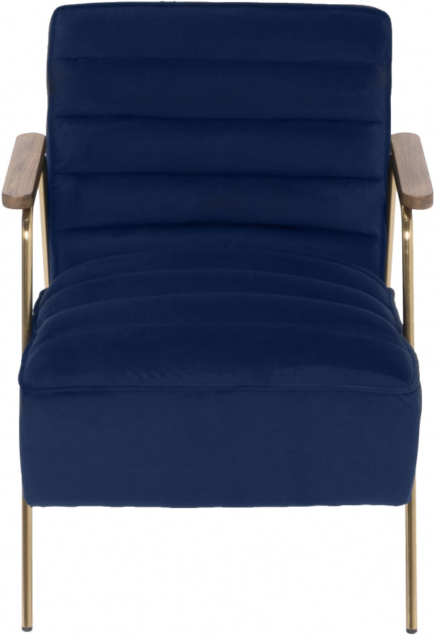 Woodford Velvet Upholstered Accent Chair