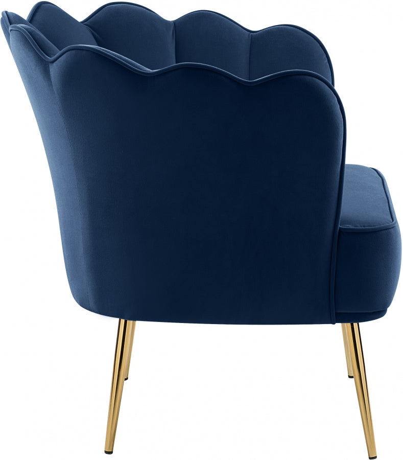 Jester Velvet Upholstered Accent Chair