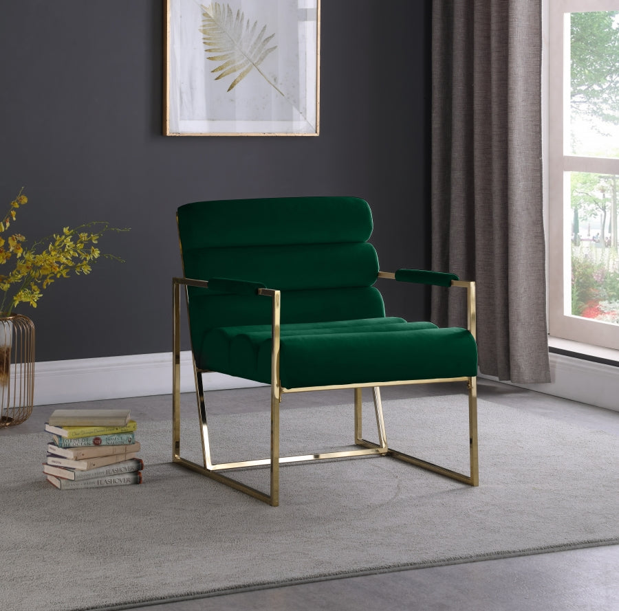 Wayne Velvet Upholstered Accent Chair