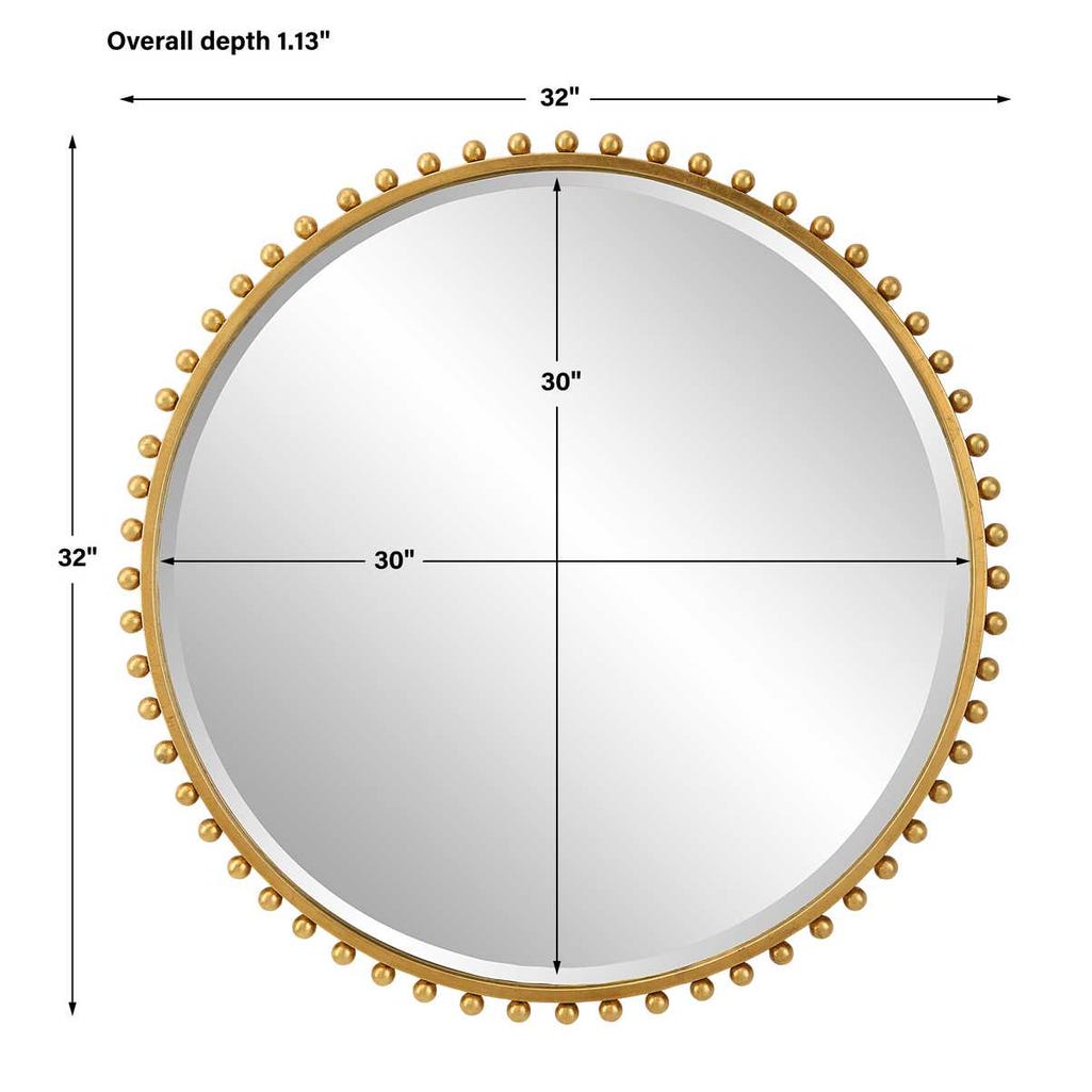 Taza Round Mirror