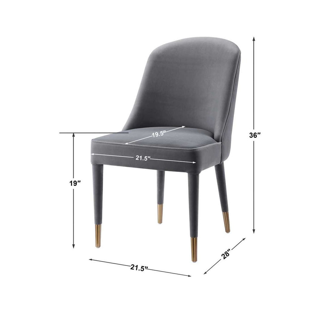 Brie Armless Chair, 2 Per Box, Priced Each