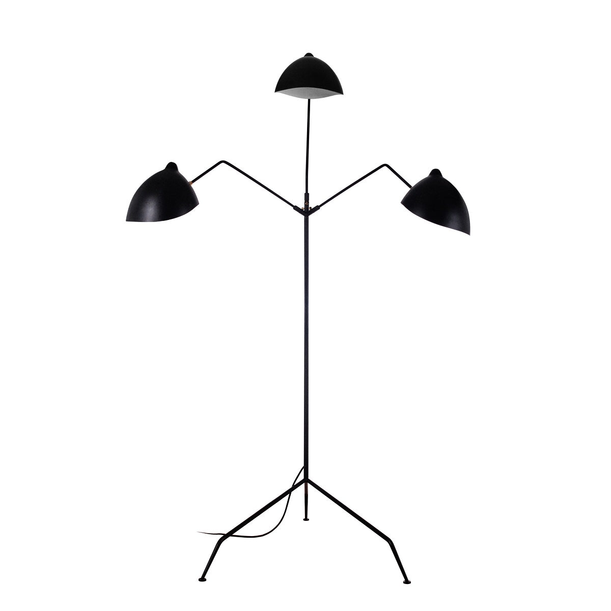 Serge Mouille Three-Arm Floor Lamp