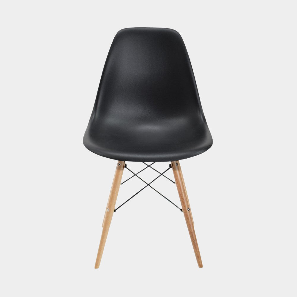 Eames Eiffel Molded Plastic Kids Chair - Wooden Legs