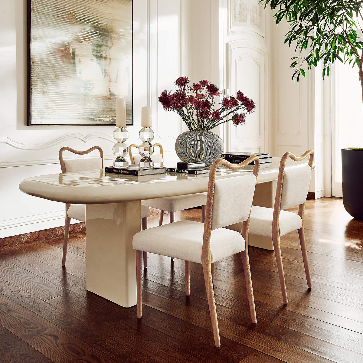 Monte Oak Performance Dining Chair