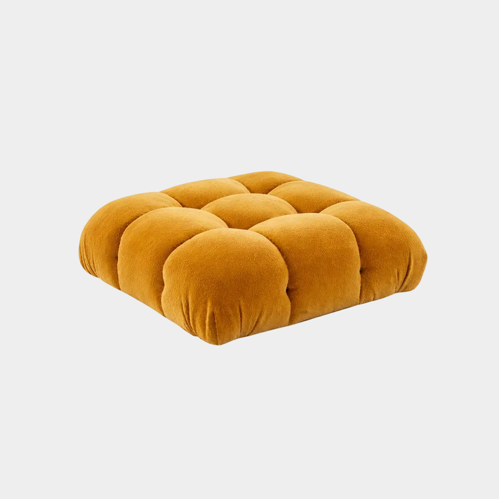 Mario Bellini Velvet Ottoman