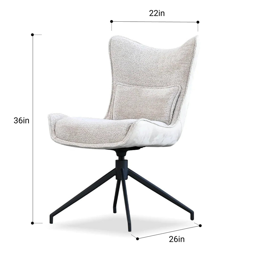 AMALFI Swivel Dining Chair