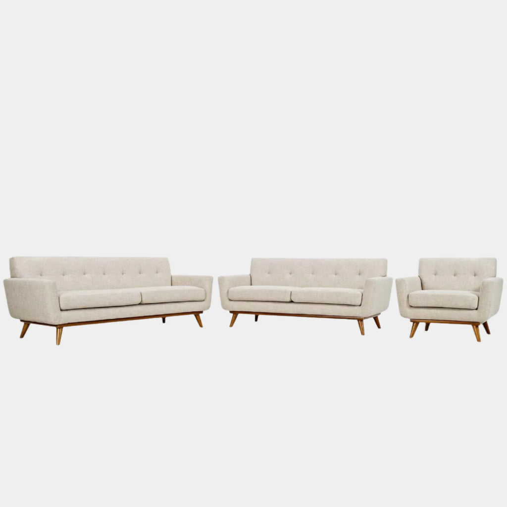 Engage Sofa Loveseat and Armchair Set of 3