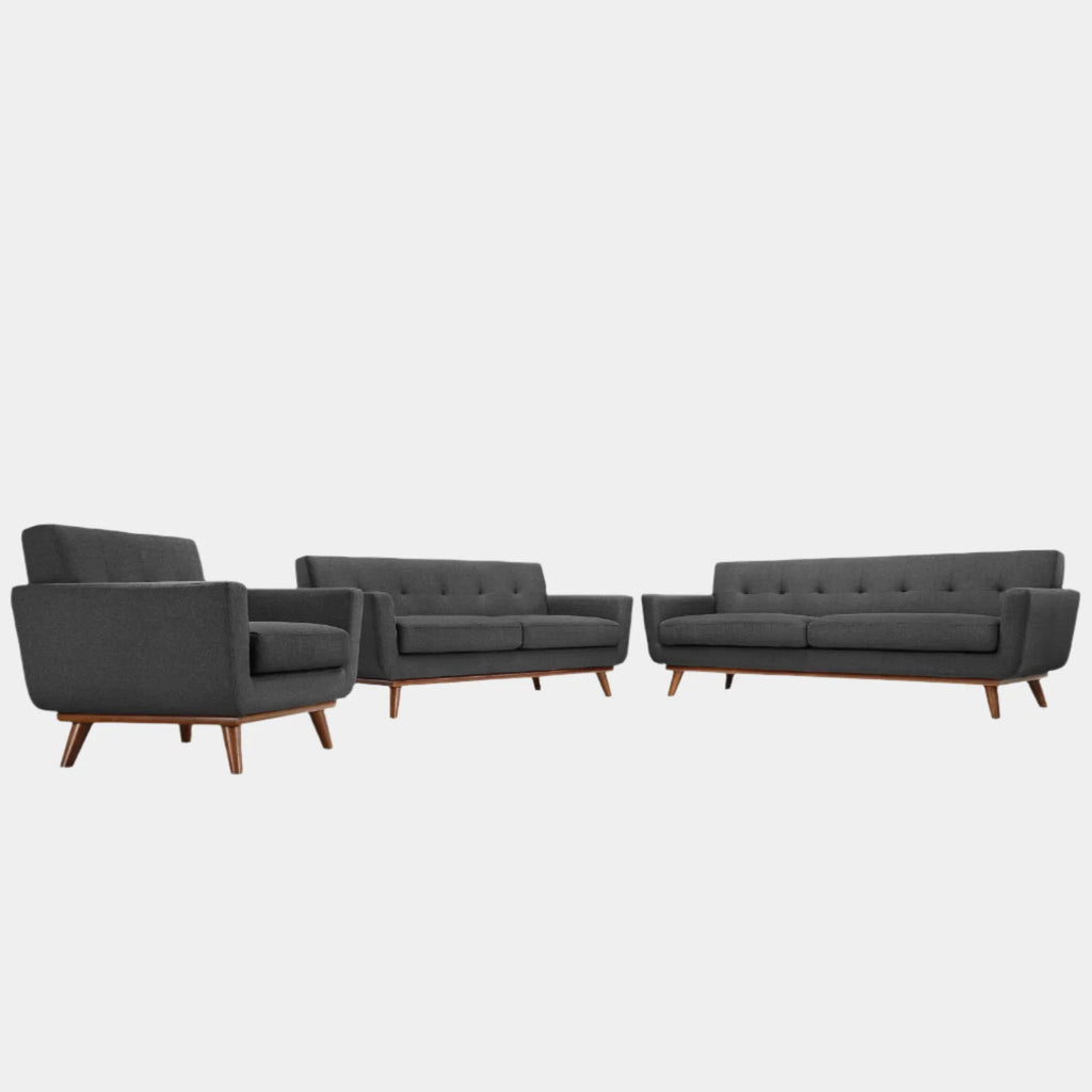 Engage Sofa Loveseat and Armchair Set of 3