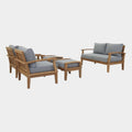Marina 5 Piece Outdoor Patio Teak Set