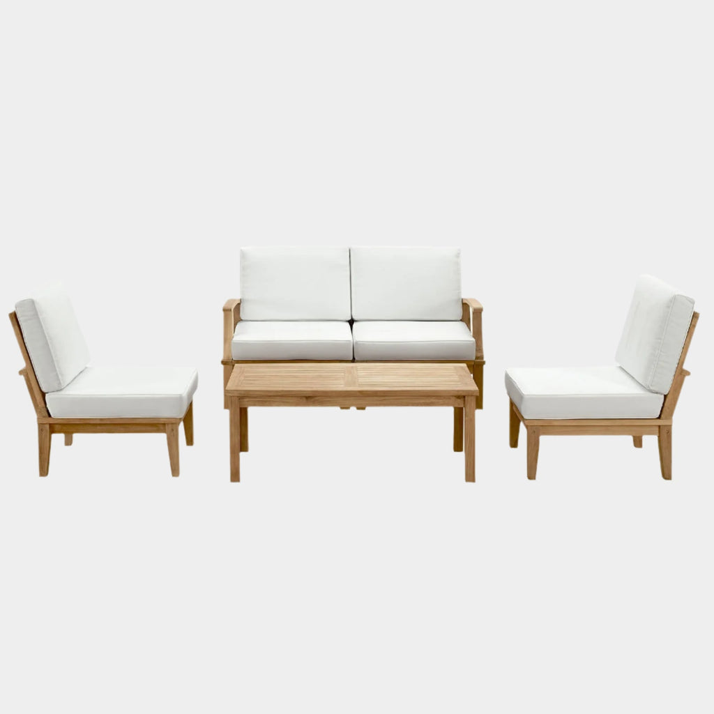Marina 5 Piece Outdoor Patio Teak Set