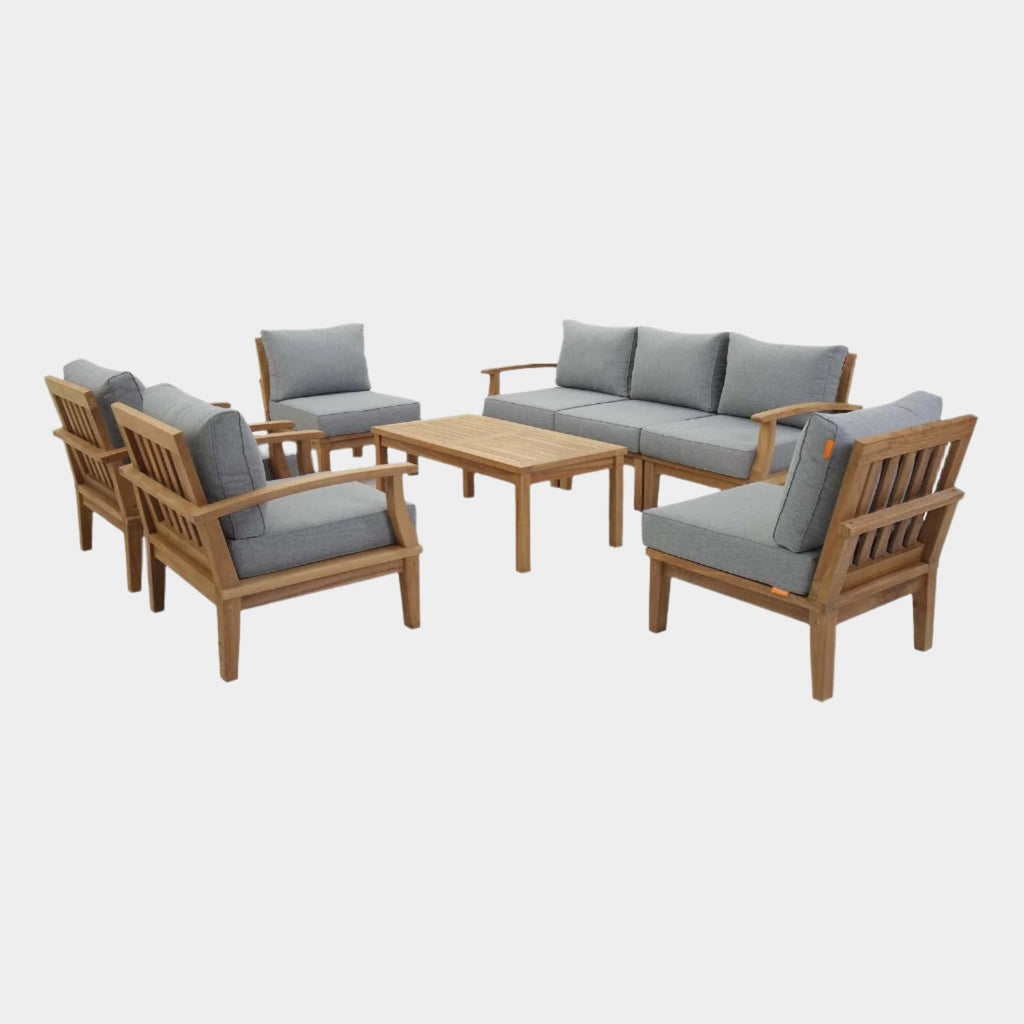 Marina 8 Piece Outdoor Patio Teak Set