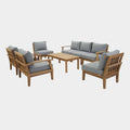 Marina 8 Piece Outdoor Patio Teak Set