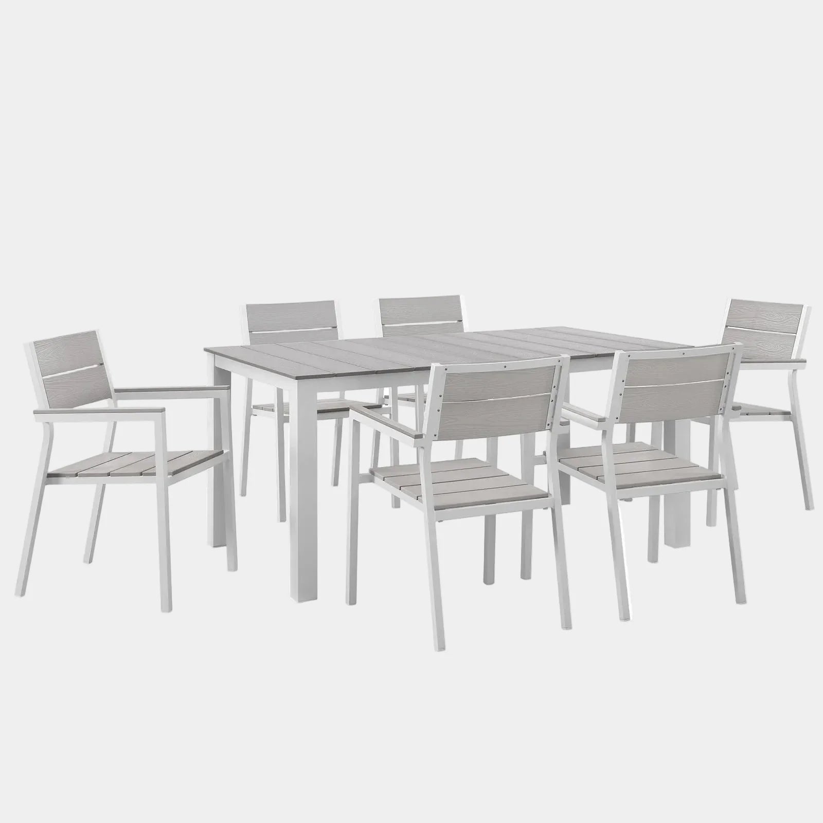 Maine 7 Piece Outdoor Patio Dining Set