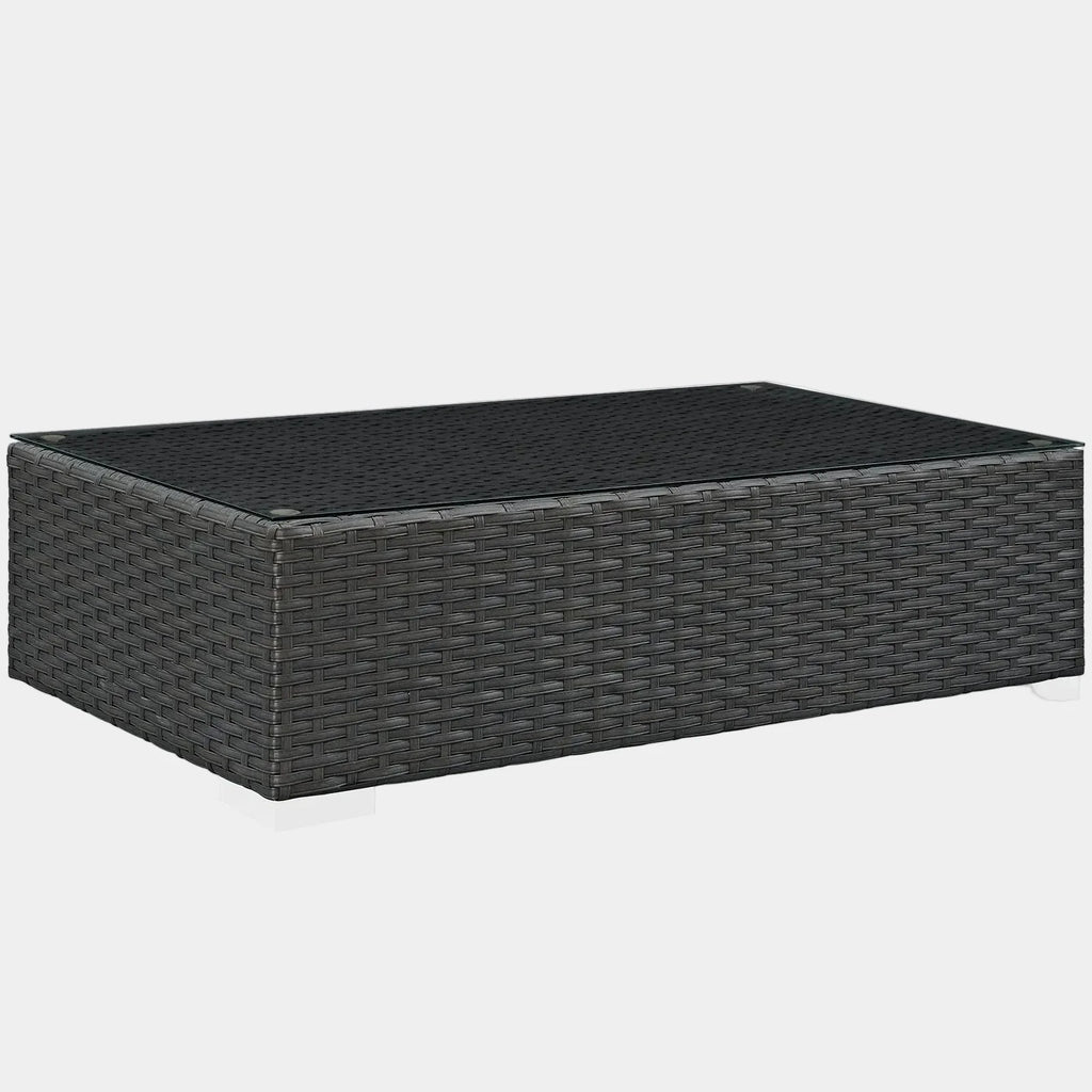 Sojourn Outdoor Patio Coffee Table in Chocolate