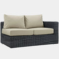 Summon Outdoor Patio Sunbrella® Right Arm Loveseat