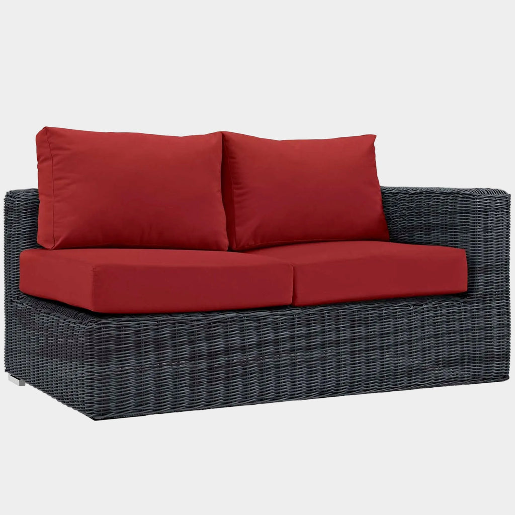 Summon Outdoor Patio Sunbrella® Right Arm Loveseat