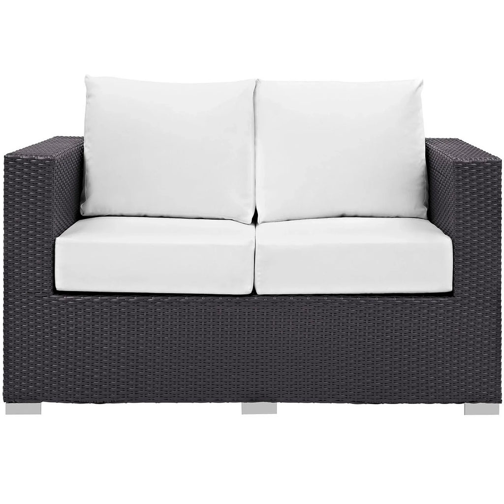 Convene 4 Piece Set Outdoor Patio with Fire Pit