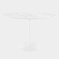 Lippa Oval Artificial Marble Dining Table