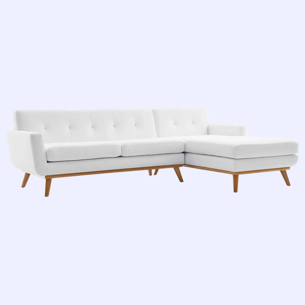 Engage Right-Facing Upholstered Fabric Sectional Sofa