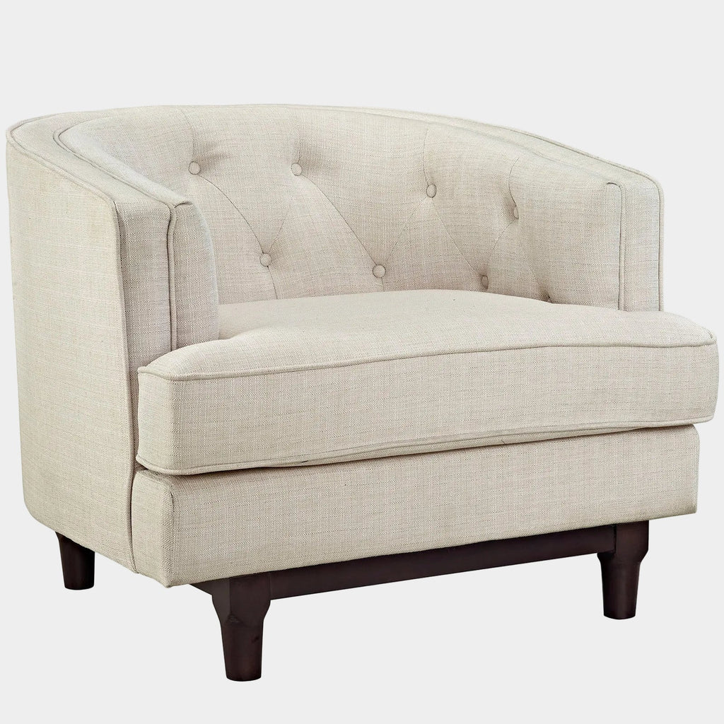 Coast Upholstered Fabric Armchair