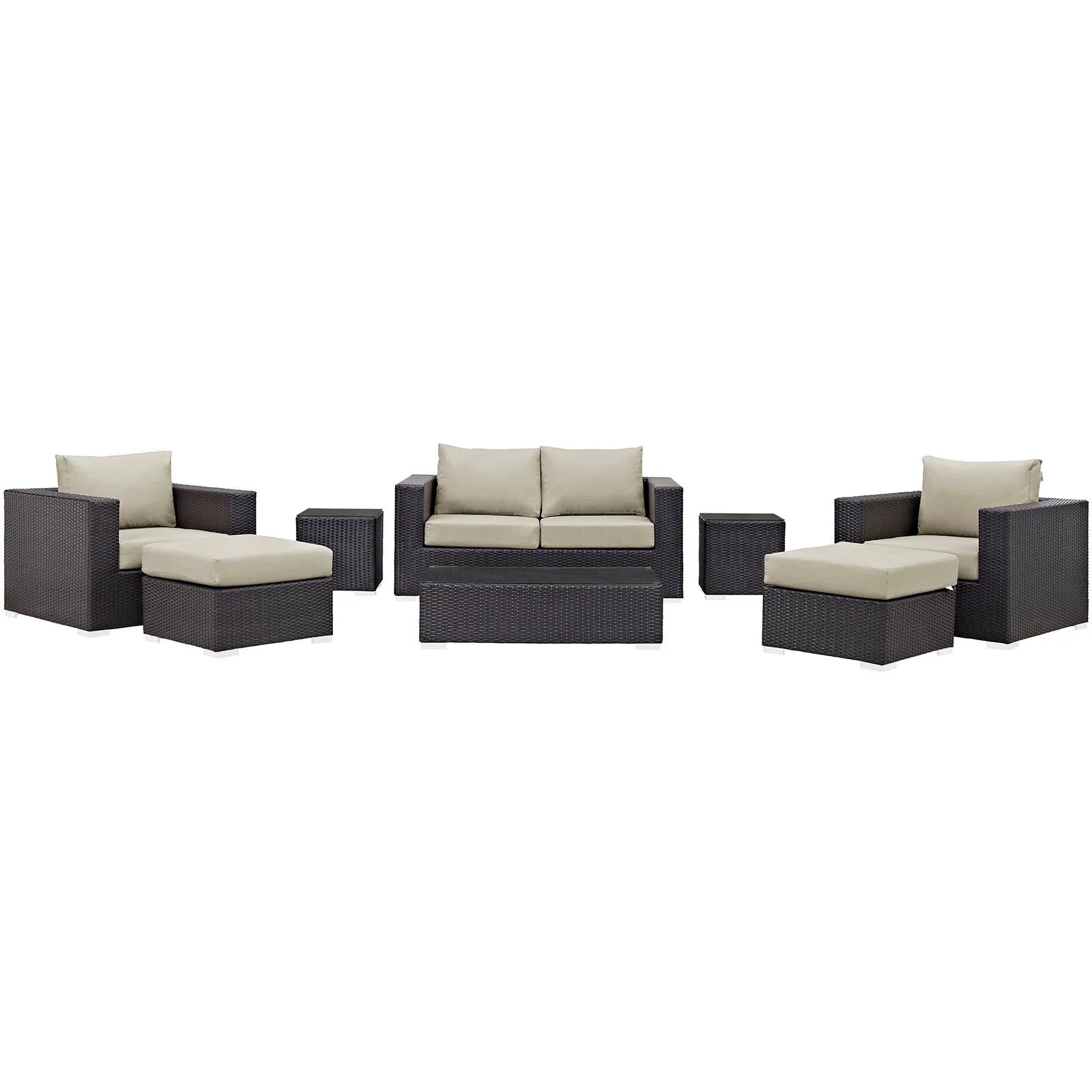 Convene 8 Piece Outdoor Patio Sofa Set