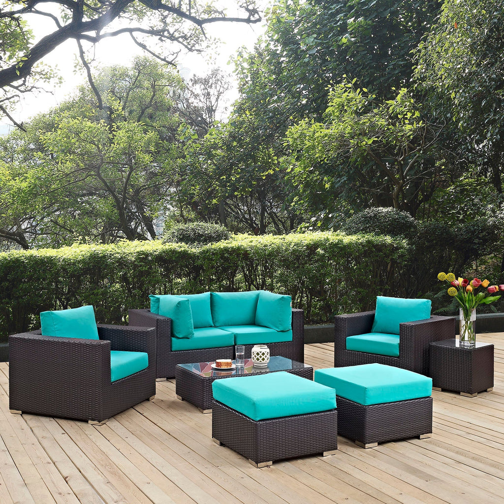 Convene 8 Piece Outdoor Patio Sectional Set