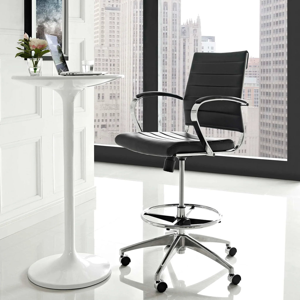 Jive Drafting Chair in Black