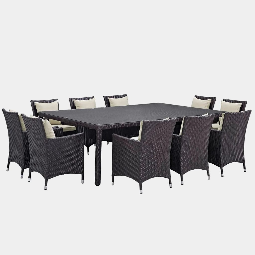 Convene 11 Piece Outdoor Dining Set