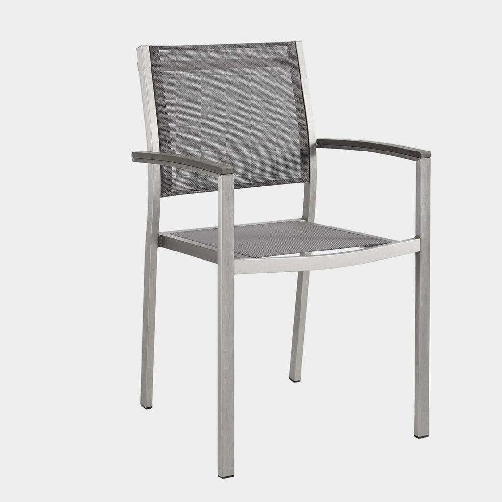 Shore Outdoor Patio Aluminum Dining Chair