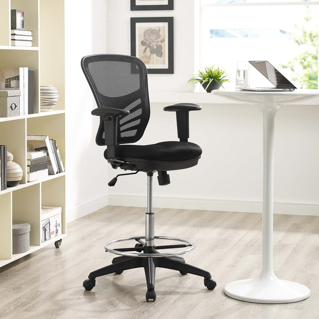 Articulate Drafting Chair in Black