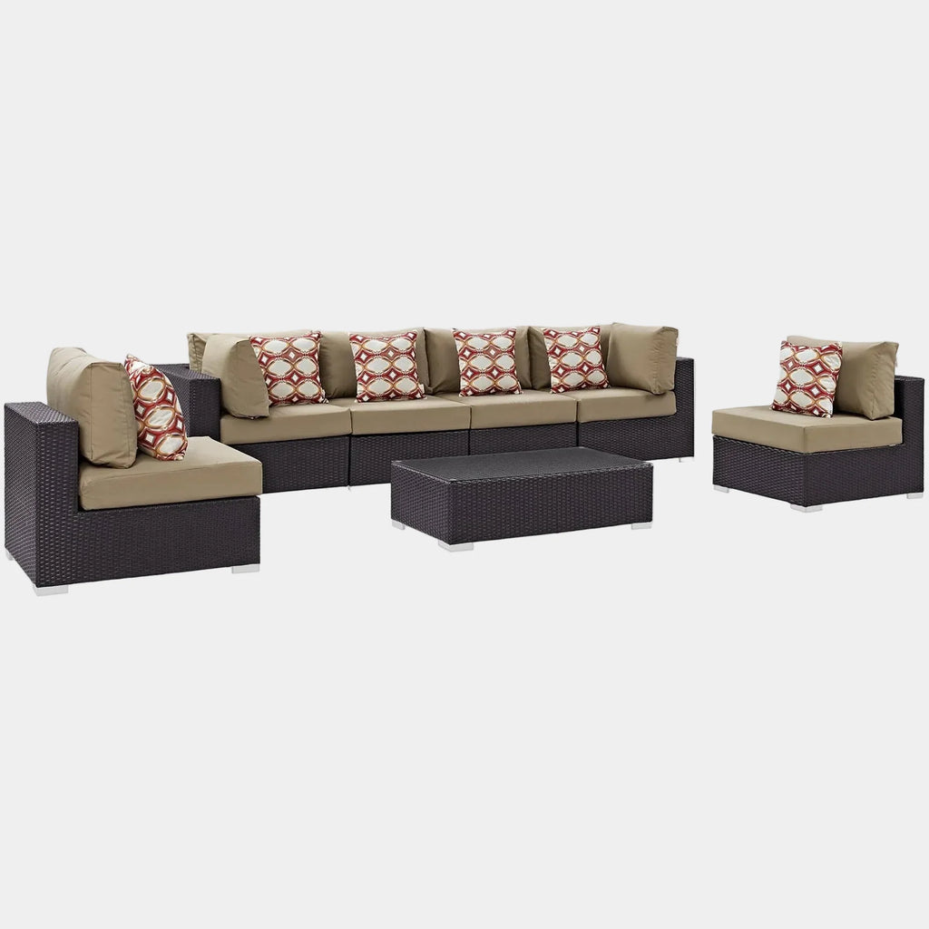 Convene 7 Piece Outdoor Sectional Set