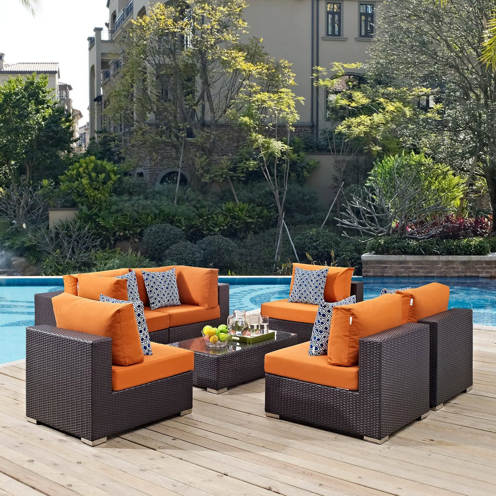 Convene 7 Piece Outdoor Sectional Set