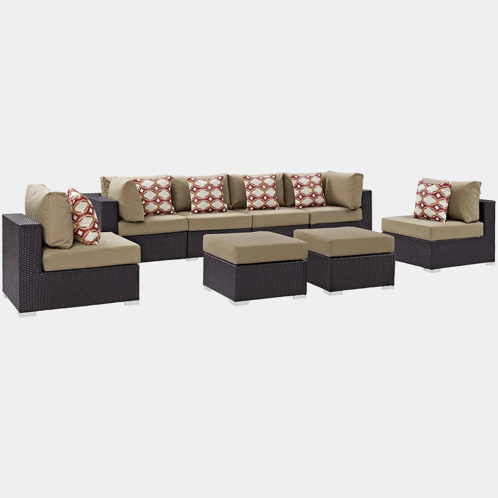 Convene 8 Piece Outdoor Sectional Set