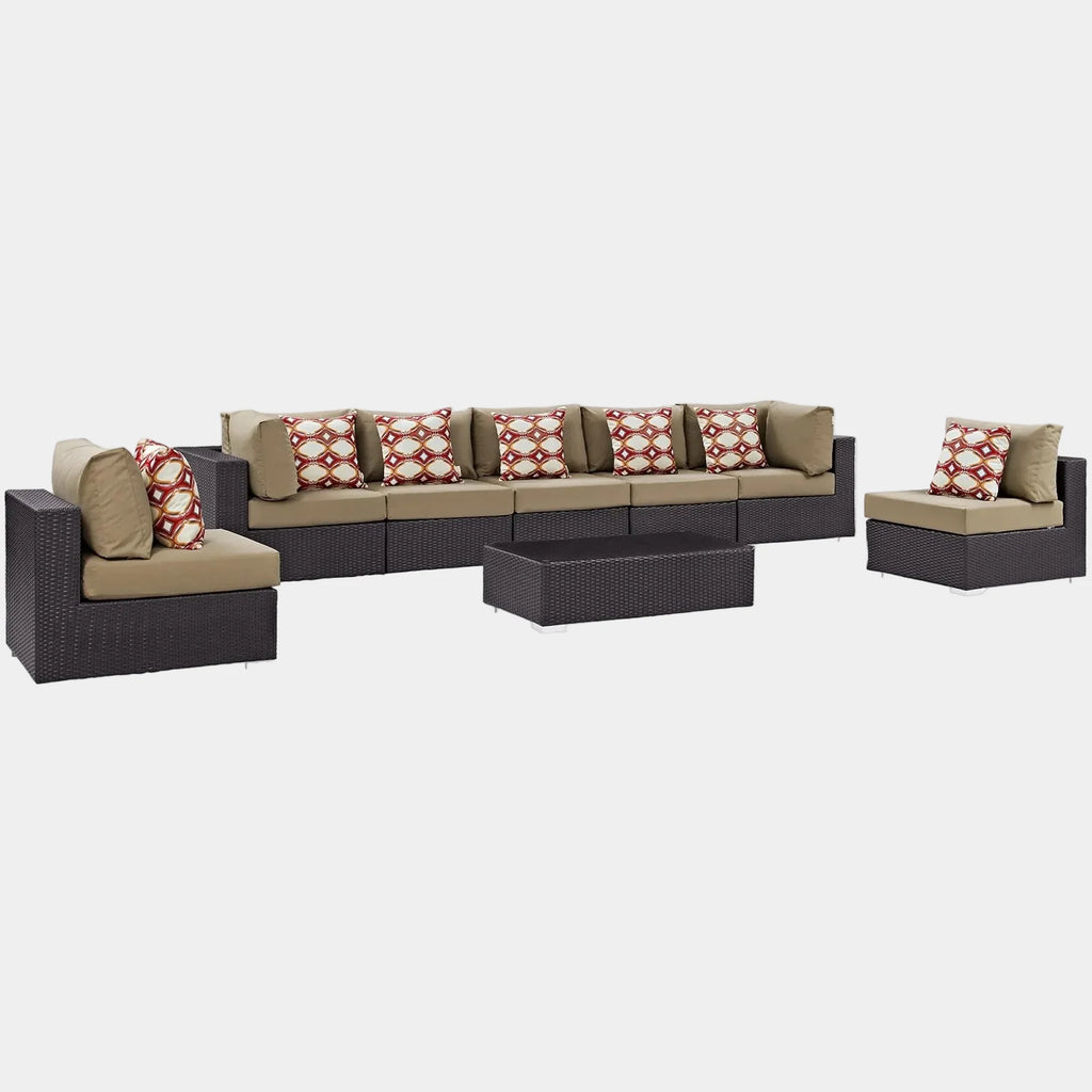 Convene 8 Piece Outdoor Sectional Set