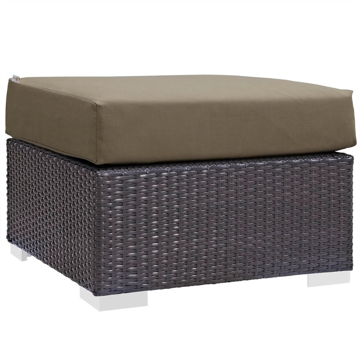 Convene 9 Piece Outdoor Sectional Set in Espresso Mocha