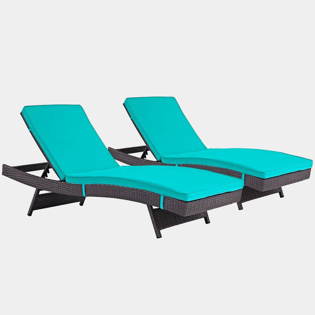 Convene Outdoor Patio Chaise Set of 2