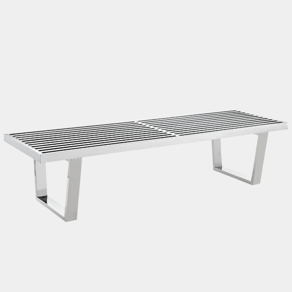 Sauna 5' Stainless Steel Bench
