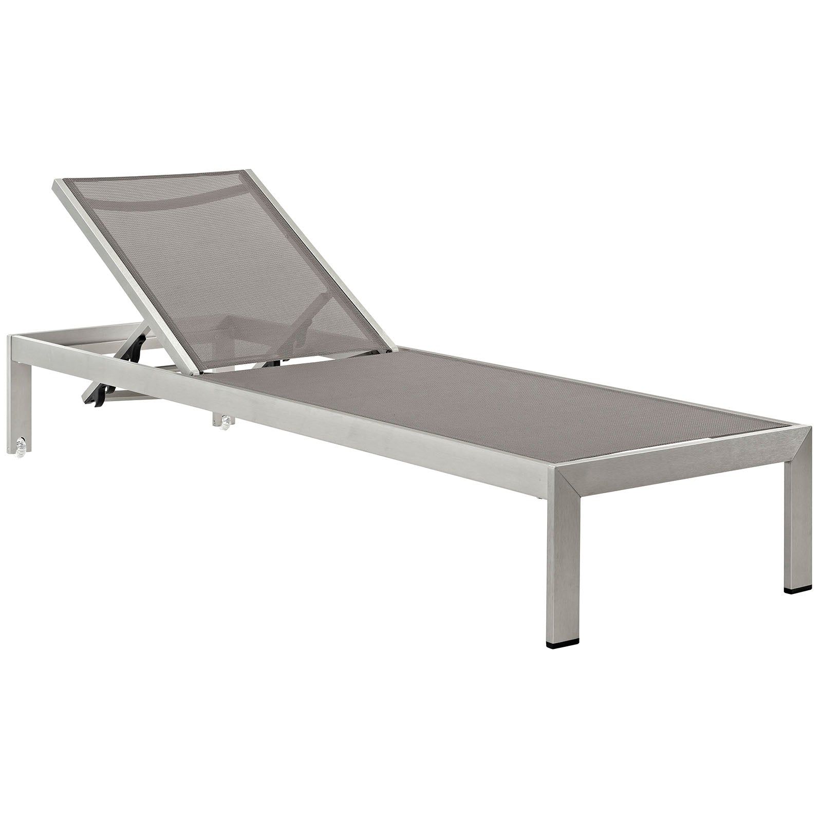 Shore Outdoor Patio Aluminum Chaise Set of 4
