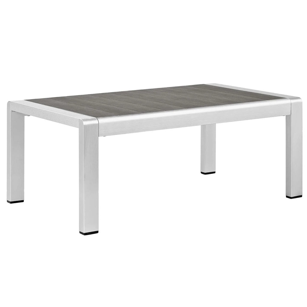 Shore 5 Piece Outdoor Aluminum Sectional Sofa Set