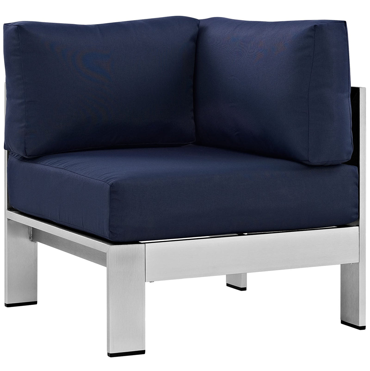 Shore 5 Piece Outdoor Aluminum Sectional Sofa Set