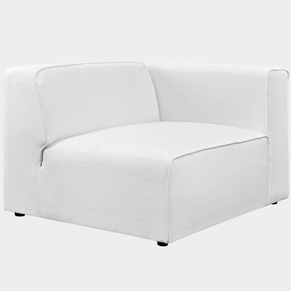 Mingle Fabric Right-Facing Sofa in Gray