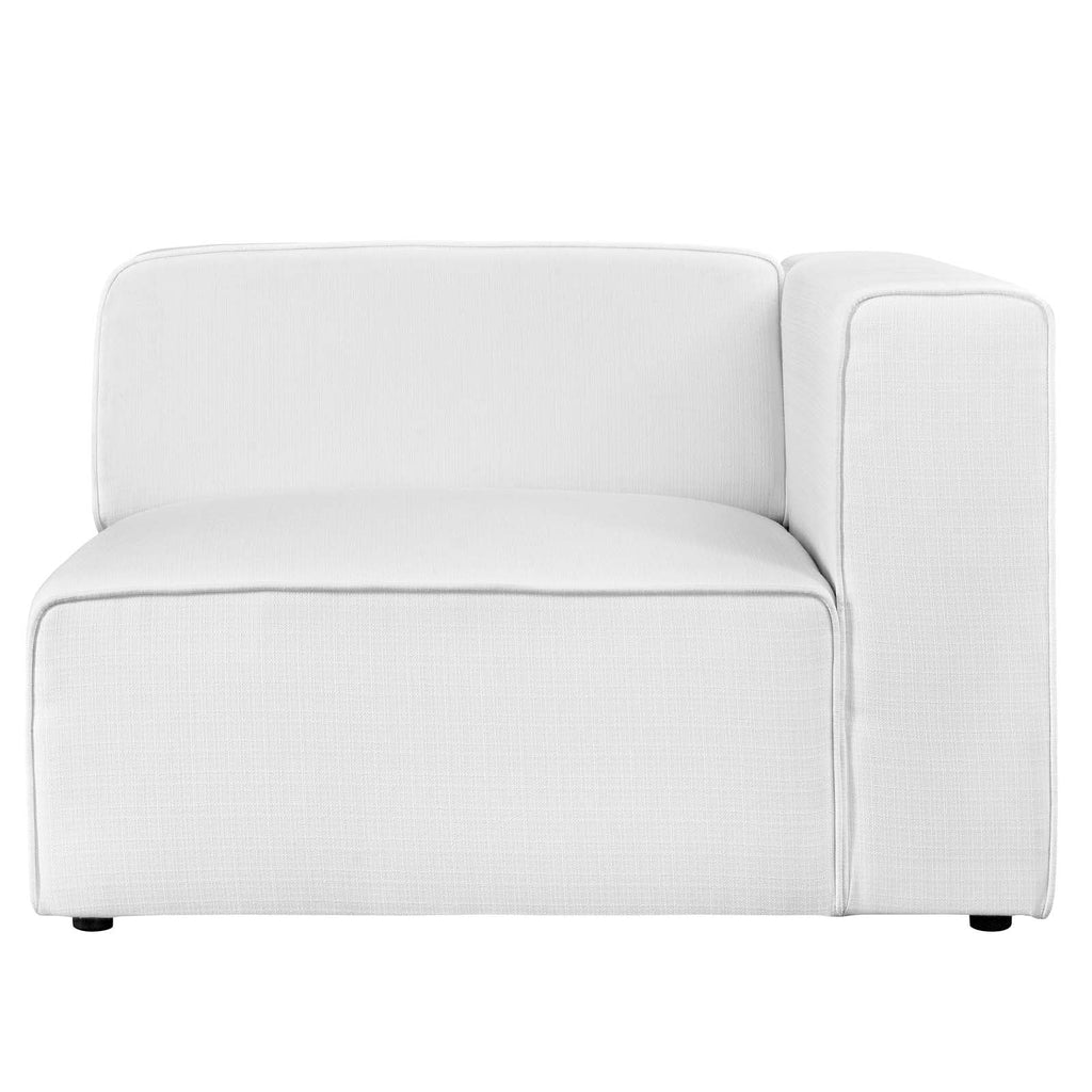 Mingle Fabric Right-Facing Sofa in Gray