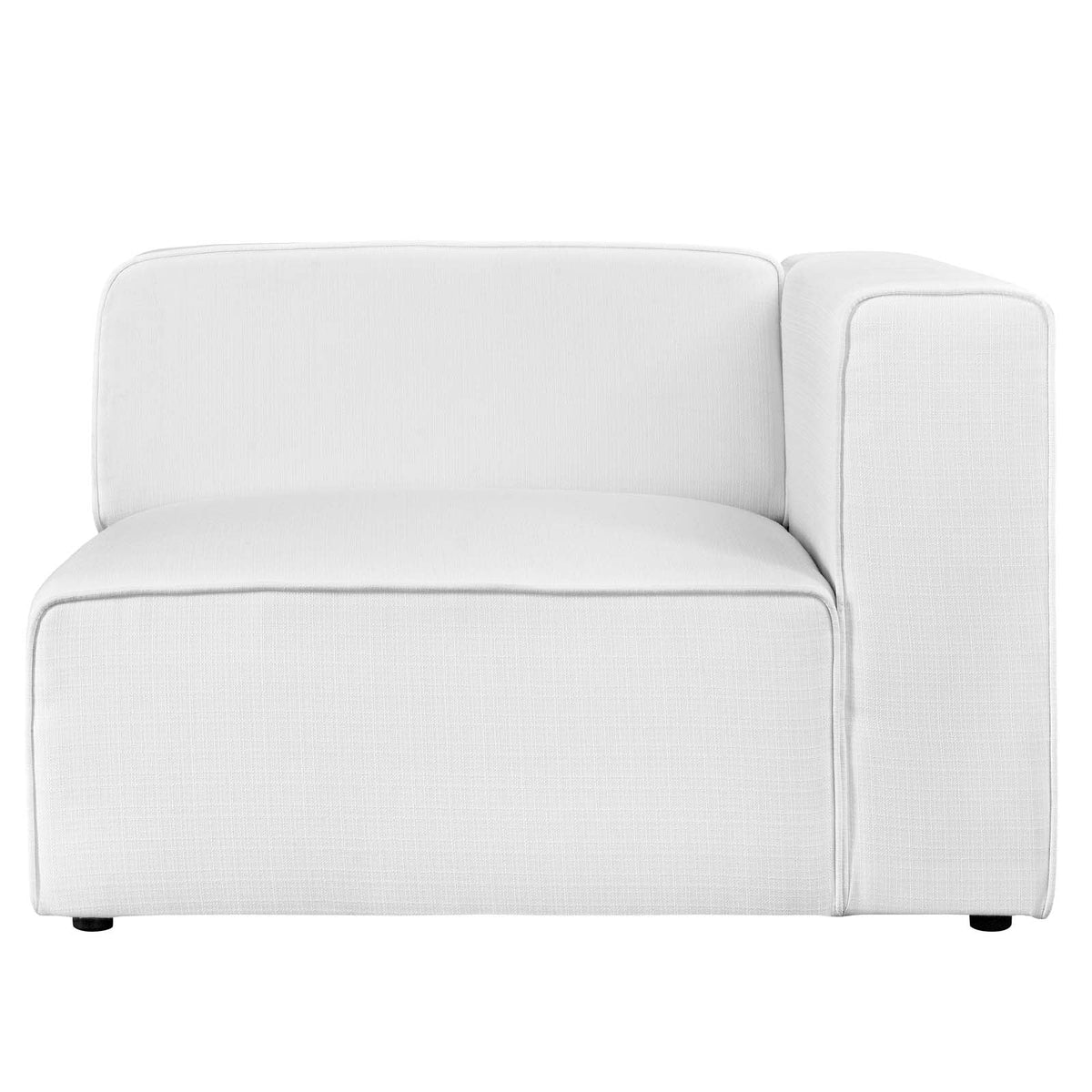 Mingle Fabric Right-Facing Sofa in Gray