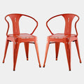 Promenade Dining Chair Set of 2 in Red