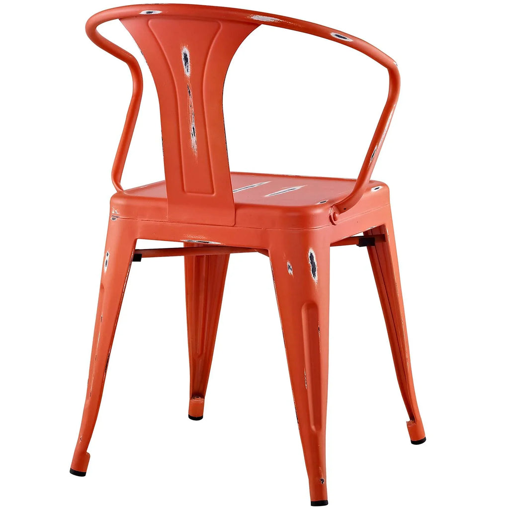 Promenade Dining Chair Set of 2 in Red